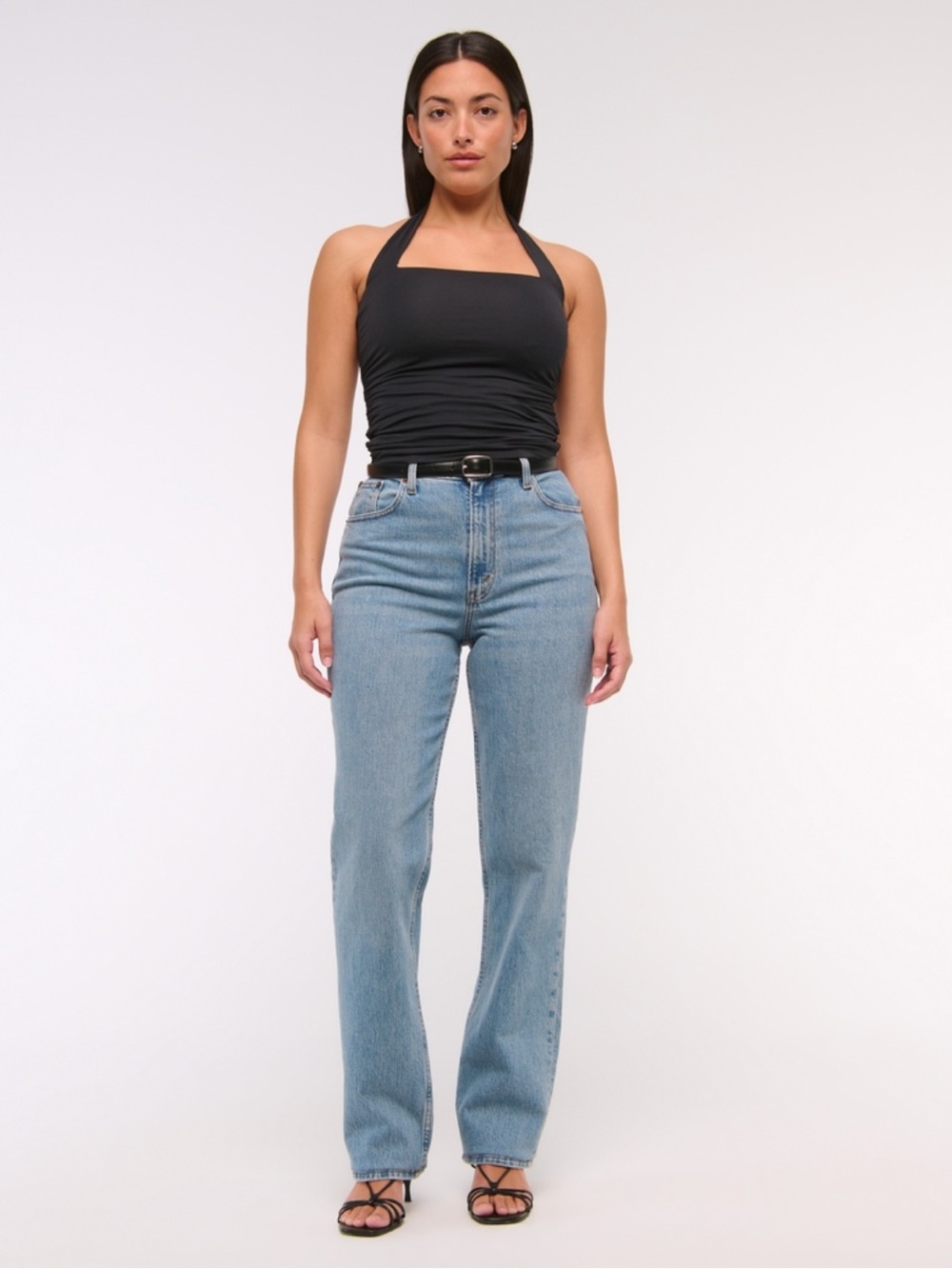 Abercrombie & Fitch 90s Straight Ultra High-Rise Curve Love Jeans